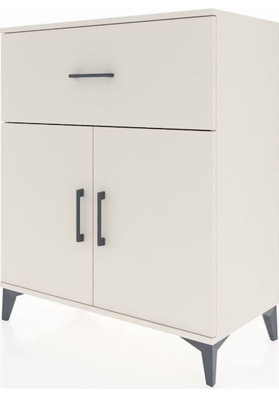 Hyperion Şifonyer Tek Raflı Tek Çekmeceli 2 Kapaklı 88x44x106 Aytaşı-aytaşı Aytası