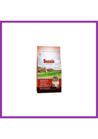 Bonnie Kedi Maması Renkli 500gr 1 Adet Bty