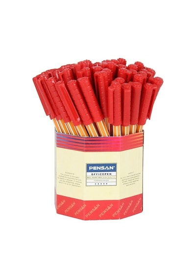 Pensan 1010 Tükenmez Kalem Kırmızı 60'lı