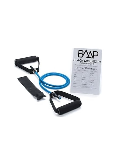 Black Mountain Products Single Resistance Band - Door Anchor And Starter Guide Included