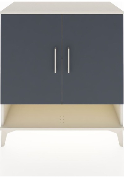 Hyperion Şifonyer 2 Raflı 2 Kapaklı 88x44x96 Aytaşı-antrasit Aytaşı