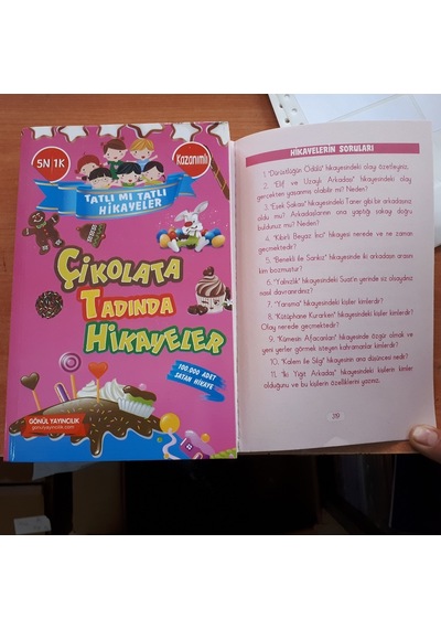 Hikaye Kitaplari Ana Okulu ve 1-2.Sınıf Öğrenciler için 5 Kitap