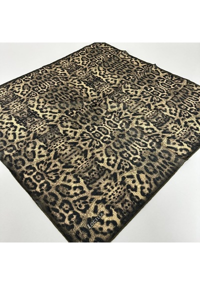 Locella Soft Pamuklu Eşarp Haki Ldff5401-59604 Çok Renkli
