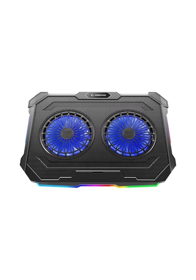 Rampage Sirius S46 Işıklı Ve Fanlı Ayarlanabilir Laptop Soğutucu 125 x 125 x 15 CM
