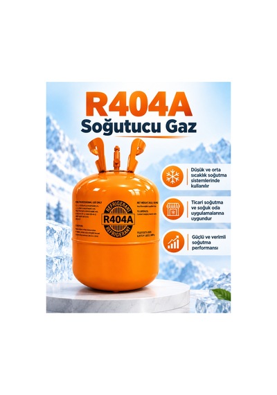 Soğutucu Gaz Refingrant R404a 10,9 Kg Turuncu