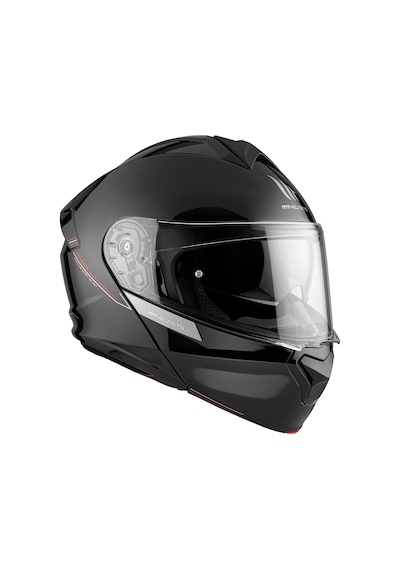 Mt Helmets Mt Genesis Sv A2 Çene Açılır Kask Parlak Siyah