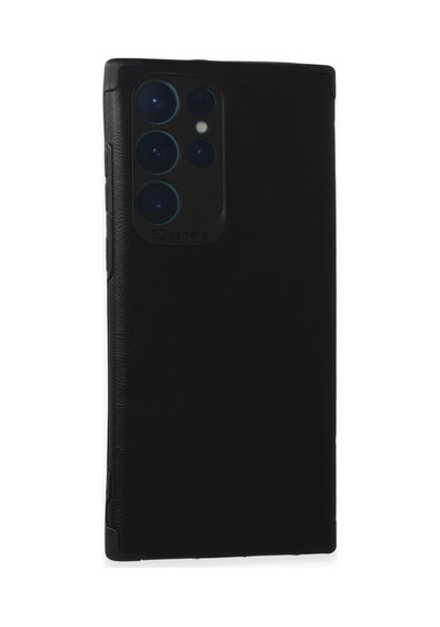 Samsung Galaxy S22 Ultra Kılıf Loop Deri Silikon - Siyah