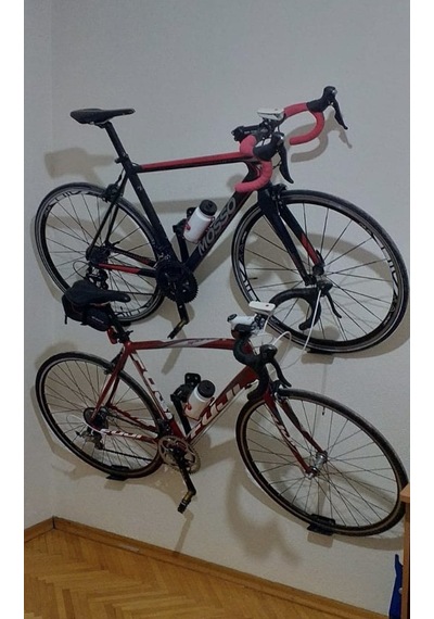 Bisiklet Duvar Askısı Pedal Bağlantılı Sortie Siyah