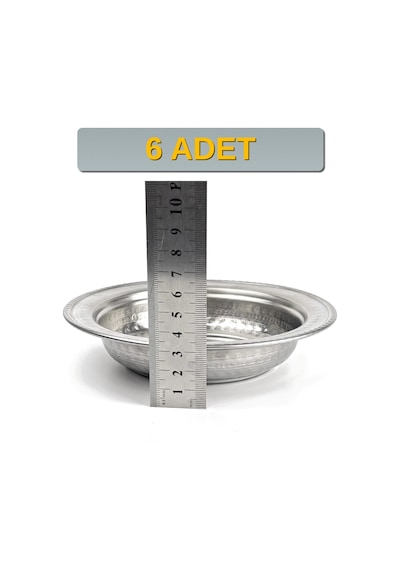 Binbir Trend 15 Cm Yanaklı Krom Çelik Cacık Ve Çorba Kasesi 270 Ml Lokanta, Restoran Ve Ev Tipi Kase -kase1511 6 Adet