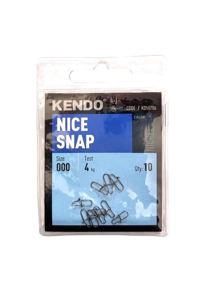Kendo Nice Snap Yapay Yem Klipsi10 Adet Rapala Klips No:000
