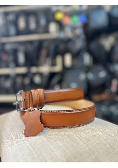 Trg Polo Taba Hakiki Deri Erkek Kemeri