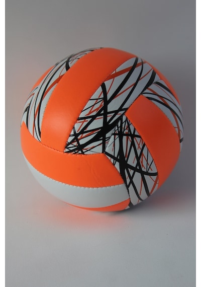 BST Voleybol Topu 1 Sert Zemin Voleybol Topu Beyaz - Turuncu