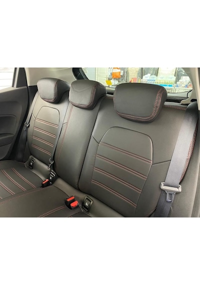 Renault Clio 5 Araca Özel Deri Oto Koltuk Kılıfı 529321608