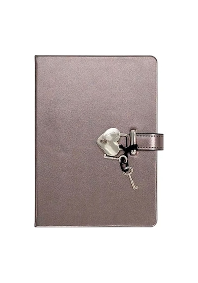 Hush Hush Kilitli Metalik Defter Kutulu 80 Gr 160 Yp Çiz.platinum Çok Renkli