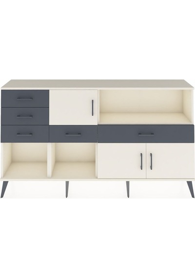 Arges Konsol 2 Raflı 5 Çekmeceli 3 Kapaklı 176x30x99 Aytaşı-aytaşı/antrasit Aytası/antrasıt - Aytası Arges Konsol 2 Raflı 5 Çekmeceli 3 Kapaklı 176x30x99 Aytaşı-aytaşı/antrasit Aytası/antrasıt - Aytası