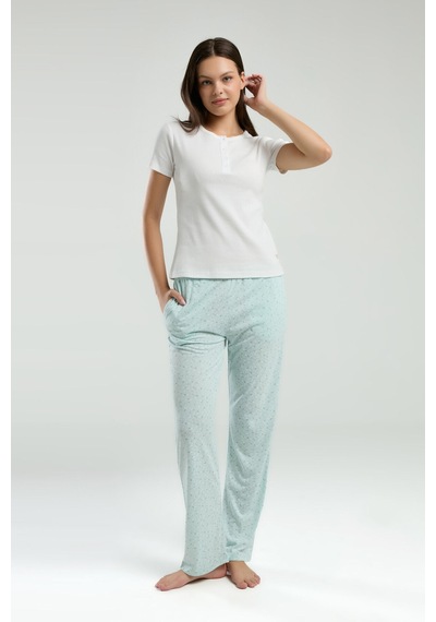 Pierre Cardin Kadın Krem Pijama Takımı Pc8989-s-v1 Krem