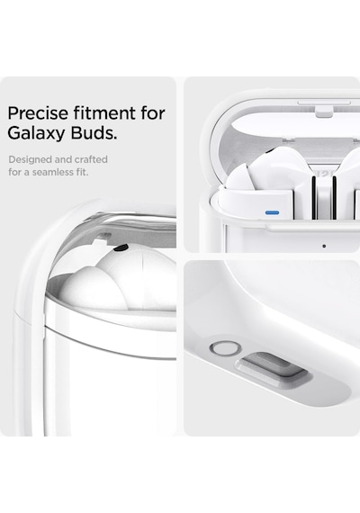 Galaxy Buds 3 Pro/buds 3 İle Uyumlu Kılıf Ultra Hybrid Jet White - Acs08431