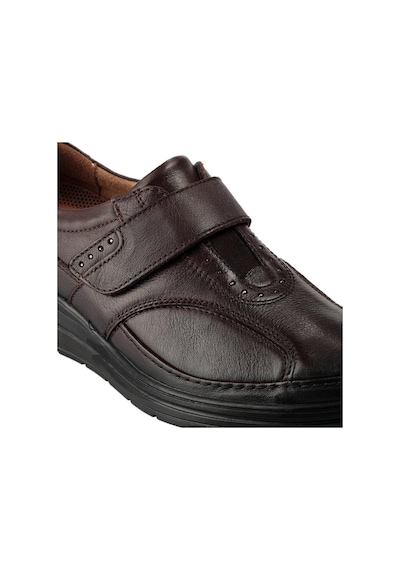 Forelli 21313-h Larisa Kahve Kadın Comfort Deri Ayakkabı Kahverengi