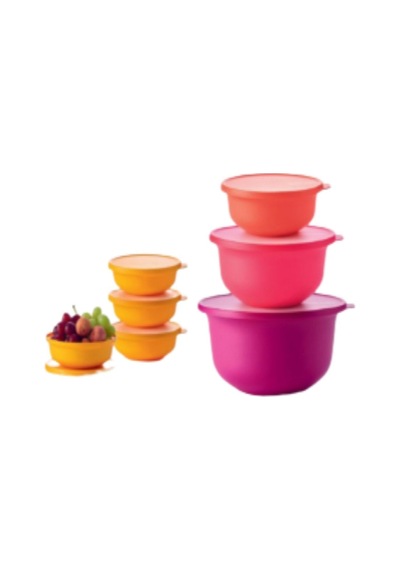 Aloha Set 4 Lt 2 Lt 1 Lt 4 Adet 450 Ml Saklama Ve Servis Seti Mor