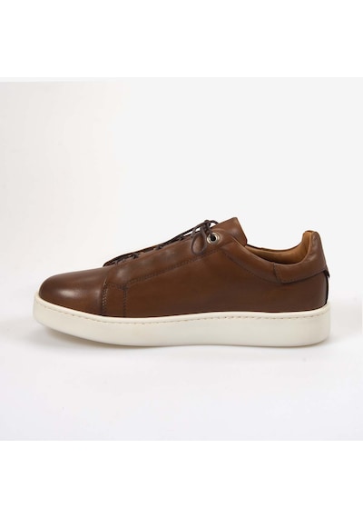 Kemal Tanca Erkek Eva Taban Hakiki Deri Casual Spor & Sneaker Ayakkabı 4444 Ceviz Alkol