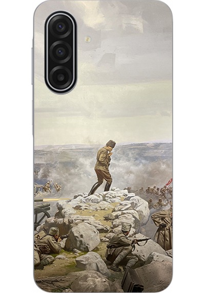 Samsung Galaxy A17 Uyumlu Cephede Komutan Bağımsızlık Atatürk Baskılı Silikon Kılıf Renkli