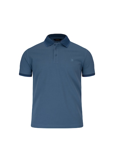 Hatemoğlu İndigo Regular Fit Düz 100% Pamuklu Polo Yaka Tişört 3536etc22c03 85 İndigo
