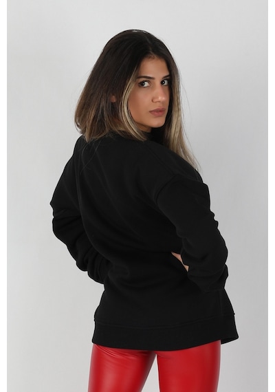 Kadın Sıfır Yaka Sweatshirt 001