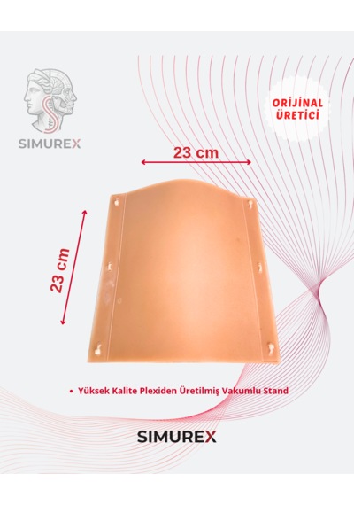 Vakumlu Büyük Dikiş Pedi 23x23 Cm + Vzn Eğitim Dikiş Seti 7 Parça