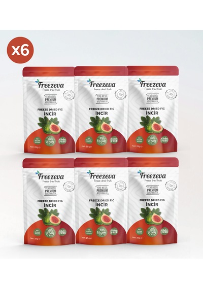 Freezeva Dondurularak Kurutulmuş Freeze Dry İncir Kurusu 6 x 30 G﻿﻿