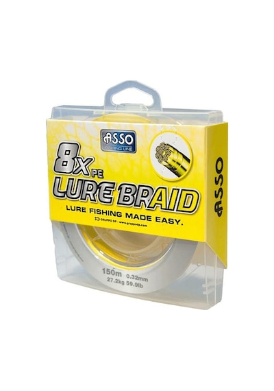 Asso Pe 8X Lure Braid 150 Mt Misina