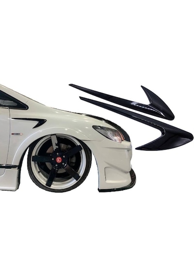 Üniversal Piano Black Çamurluk Venti Izgarası Sağ Sol 2 Adet