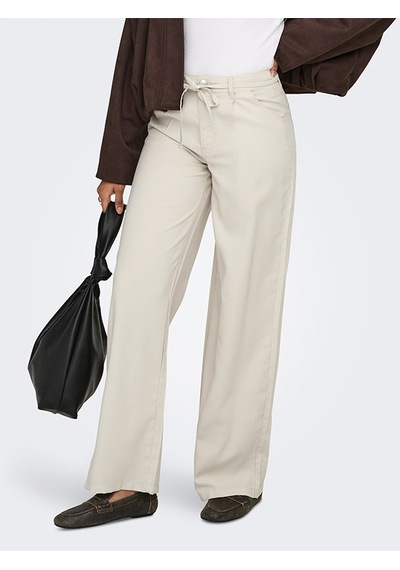 Only Onlgıanna Arıs Mw Wıde Pants Wvn Cc Kadın Gri Pantolon - 15364137