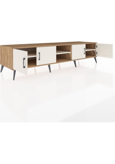Kronos Tv Ünitesi 3 Raflı 4 Kapaklı 220x59x51 Çam-aytaşı Aytası/aytası - Atlas Çam Kronos Tv Ünitesi 3 Raflı 4 Kapaklı 220x59x51 Çam-aytaşı Aytası/aytası - Atlas Çam