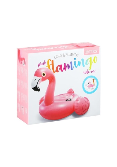 57558 - Intex - Flamıngo Bınıcı - Tutmaclı Ada 178 Cm Lisinya Çok Renkli