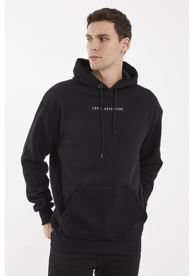 The Crow Cold Train Siyah Hoodıe Sweatshırt Siyah