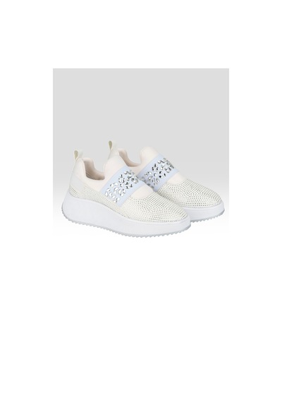 Tw Tonny White Tokyo176-1-112 Taşlı Spor Sneaker Ayakkabı Beyaz