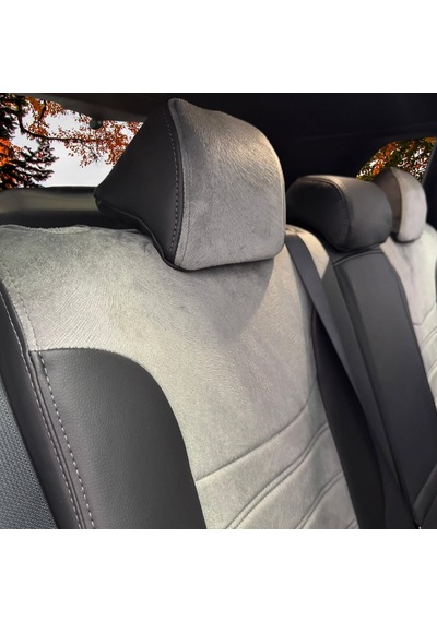 Toyota Corolla Cross Uyumlu Araca Özel Oto Koltuk Kılıfı 158528 Siyah-füme
