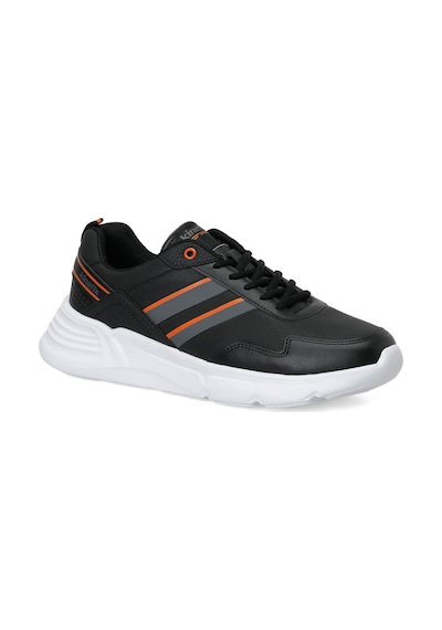 Kinetix Alder Pu Siyah Erkek Sneaker 000000000102016660 Siyah-turuncu
