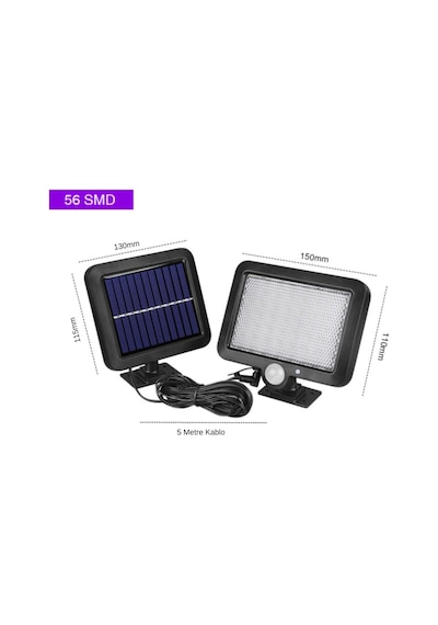 Forlife 60 W Güneş Enerjili Solar Sokak Projektör Lambası (537293467) Forlife 60 W Güneş Enerjili Solar Sokak Projektör Lambası (537293467)