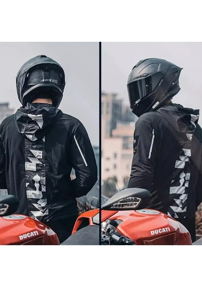 Scoyco St04 Motosiklet Montu Yazlık Dayanıklı Pu Kumaş Motorcu Mont Camo
