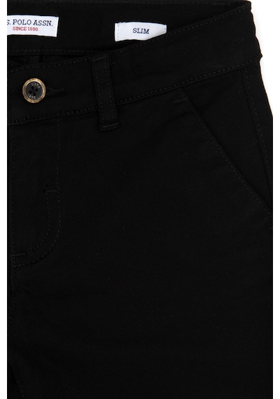 U.s. Polo Assn. Erkek Çocuk Siyah Pantolon Kanvas-chino 50317211-vr046 Siyah U.s. Polo Assn. Erkek Çocuk Siyah Pantolon Kanvas-chino 50317211-vr046 Siyah