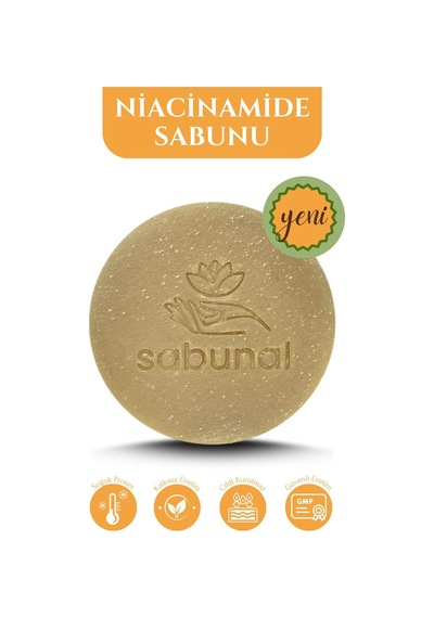 Sabunal Niacinamide Sabunu - Aydınlatıcı - Siyah Nokta ve Akne Sabunu 100 G
