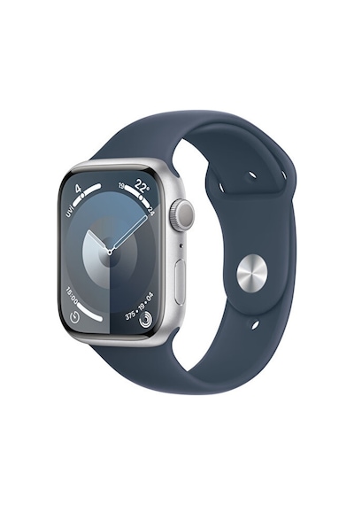 Apple Watch Series 9 GPS 45 MM Alüminyum Kasa Spor Kordon M/L Akıllı Saat (Apple Türkiye Garantili)