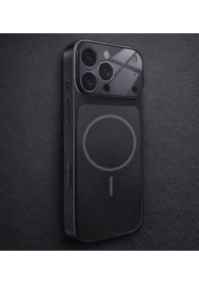 Ag Glass Apple Uyumlu iPhone 15 Telefon Kılıfı Siyah