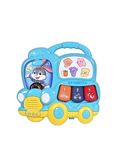 Işıklı Ve Müzikli Otobüs Bebek Piyanosu