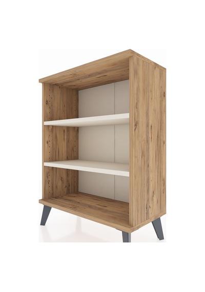 Arges Komodin 2 Raflı 2 Kapaklı 60x30x80 Çam-aytaşı Çam