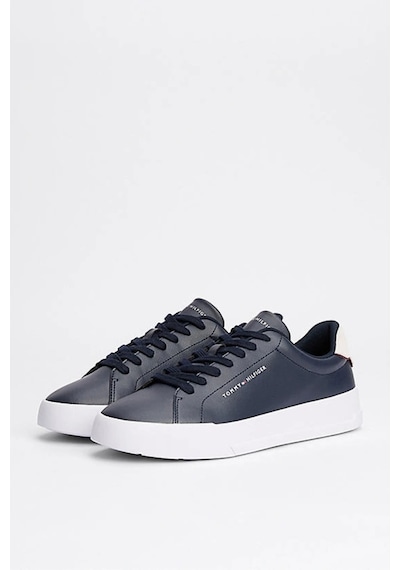 Tommy Hilfiger Tommy Jeans Erkek Lacivert Pebble Grain Court Sneaker Lacivert