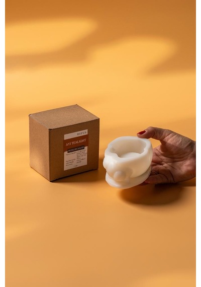 Rufus Concept Ayı Tealight Silikon Mumluk Kalıbı