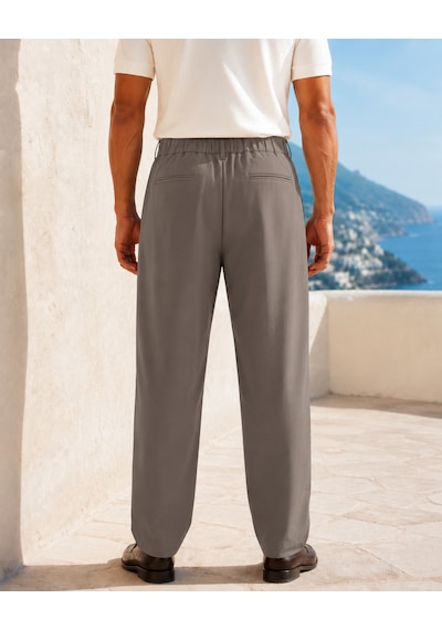 Danger Erkek Baggy Fit Pileli Kumaş Pantolon Vizon 0172dngr VİZON