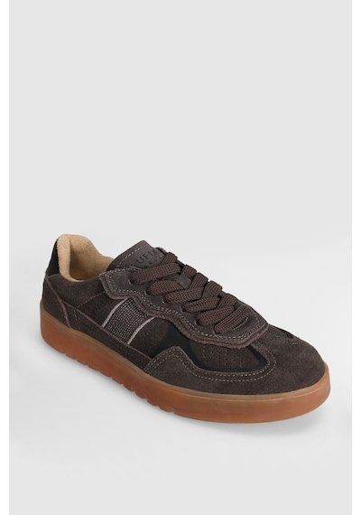 Lufian 122230029 Asiya Deri Unisex Sneaker Ayakkabı Kahverengi